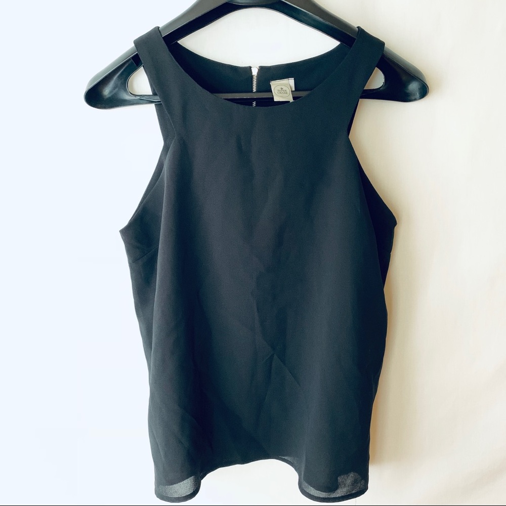 Paper Crane | Dressy Blouse w/ Exposed Zipper A110
